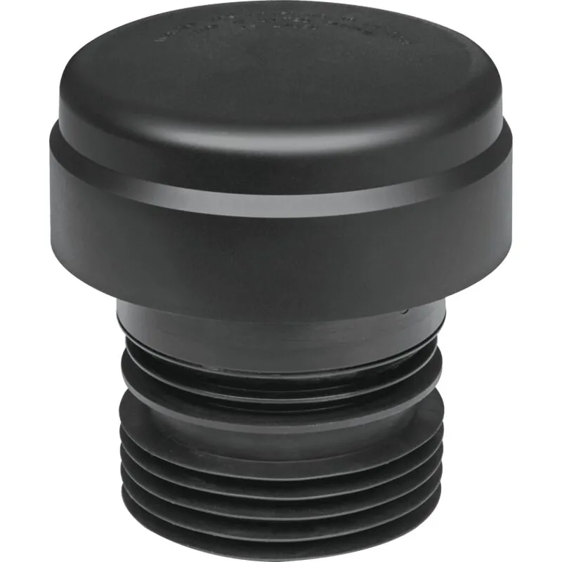 McAlpine VP100E Black Ventapipe 100 Internal /External with dual-fit synthet Black