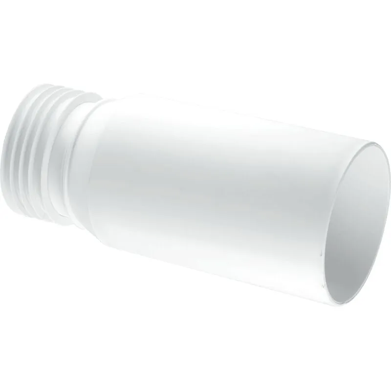 McAlpine WC-Extb Adjustable Length Straight Extension Piece for Rigid WC Connectors in White White