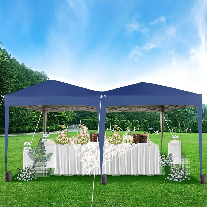 Mcc Direct 3x6m Pop up Gazebo Part Tent Marquee in Blue Blue