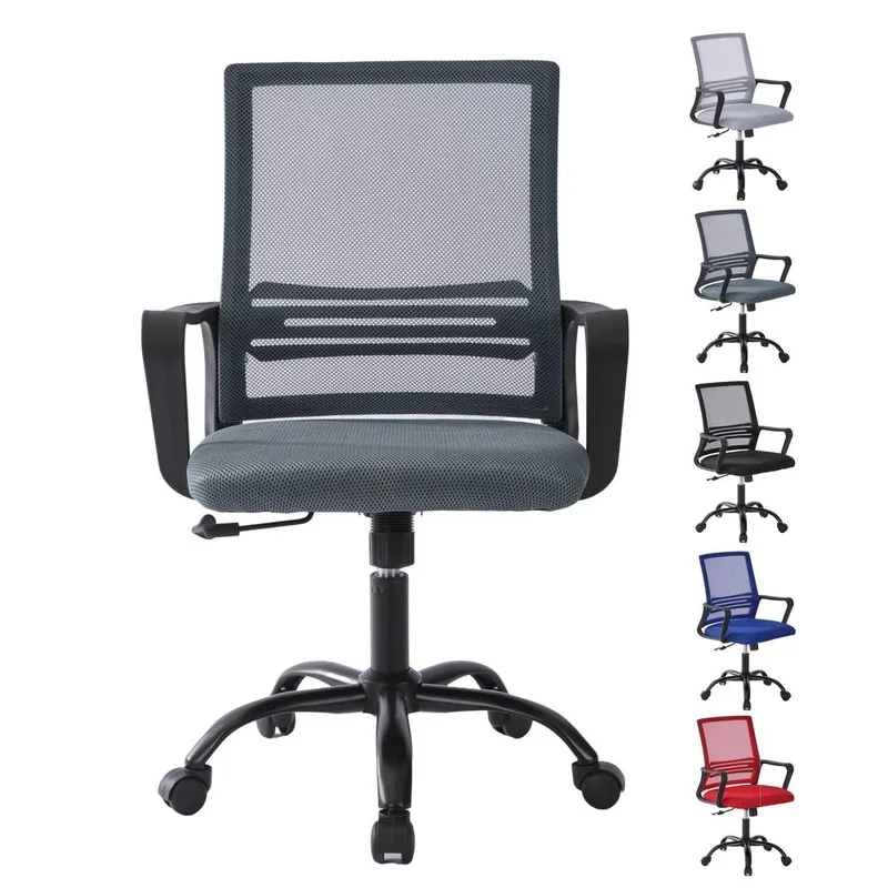 Mcc Direct AeroFlex Mesh Back Office Chair - Dark Grey Size: 1 Pack Dark Grey 1 Pack