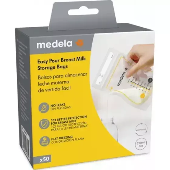 Medela Easy Pour Breast Milk Storage Bags x50