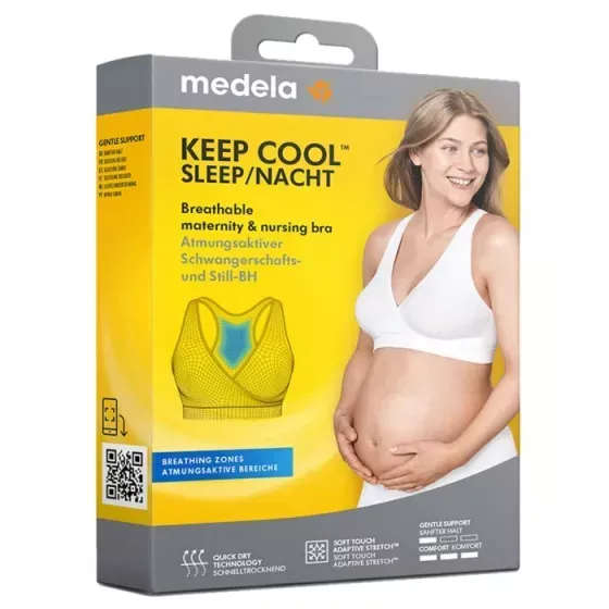 Medela Keep Cool Sleep Bra Black S