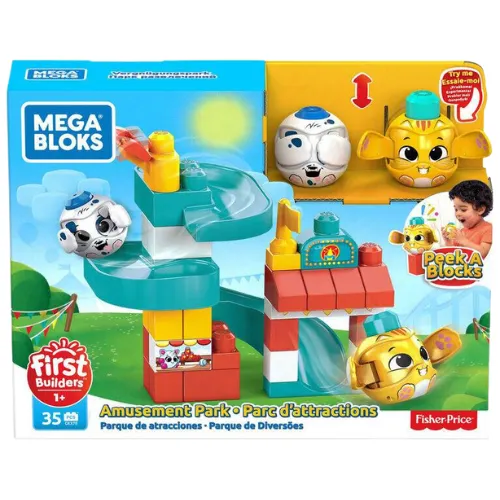 Mega Bloks GKX70 Peek A Blocks Playhouse Building Set