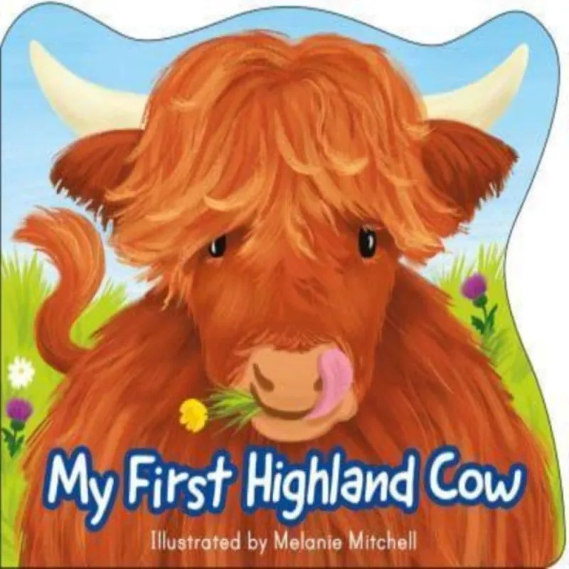 Melanie Mitchell My First Highland Cow Board book Book Multicolor