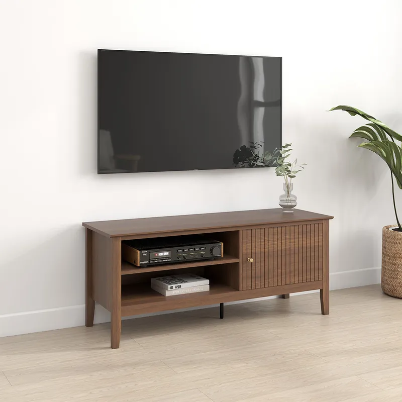 Large Dark Wood Tv Cabinet - Hales Dark Wood Range Material: Furniture/Furniture Ranges/Hales Range/Hales Dark Wood Range