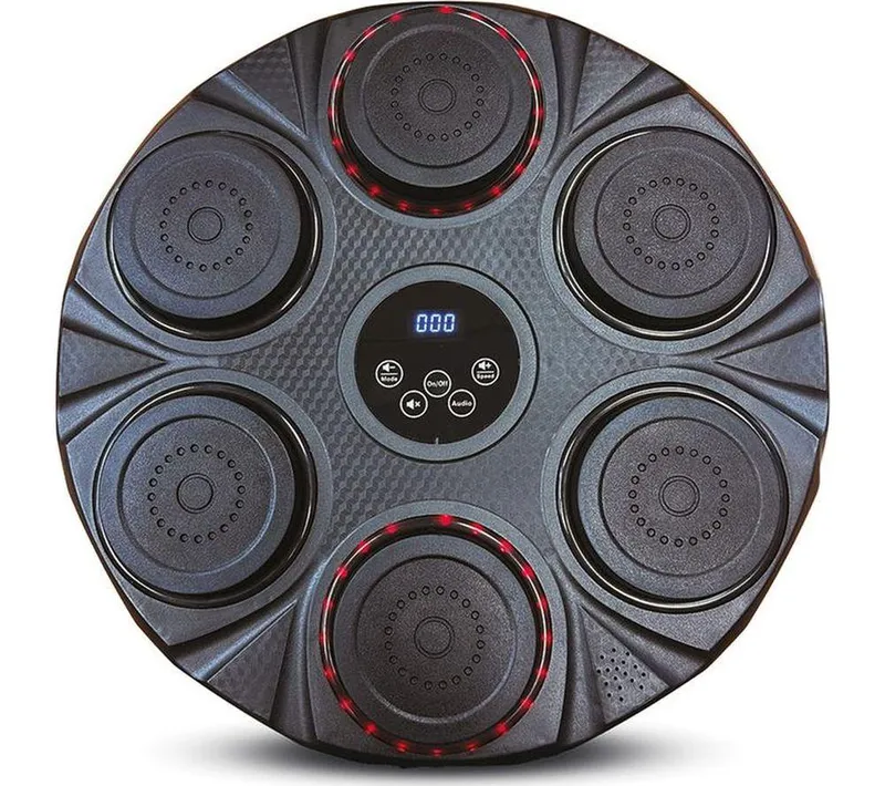 Menkind Light Up Bluetooth Boxing Pad - Black
