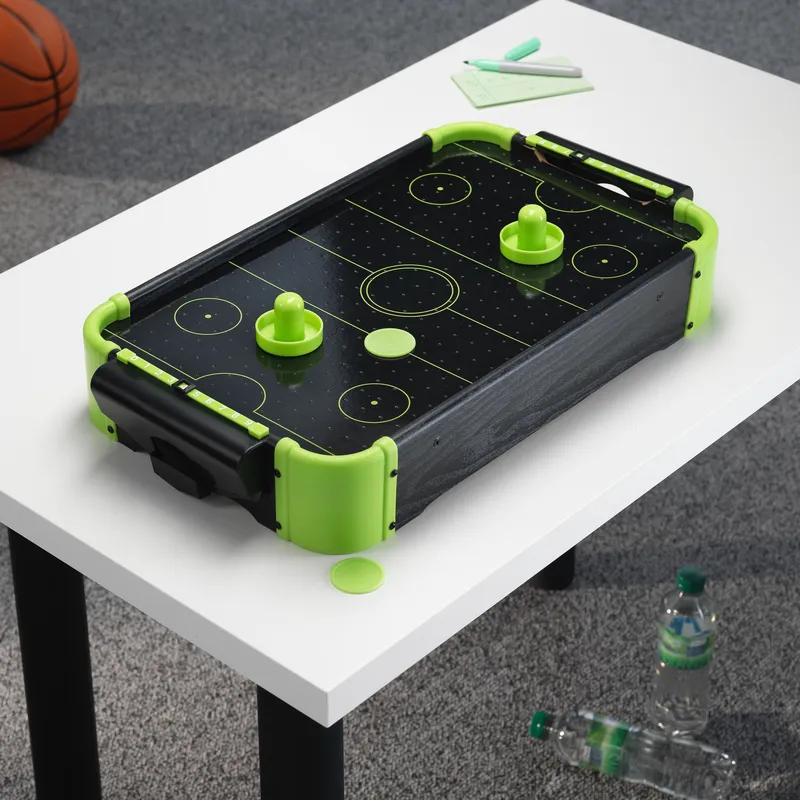 Menkind #Winning Neon Gameplay Tabletop Air Hockey in Black Black