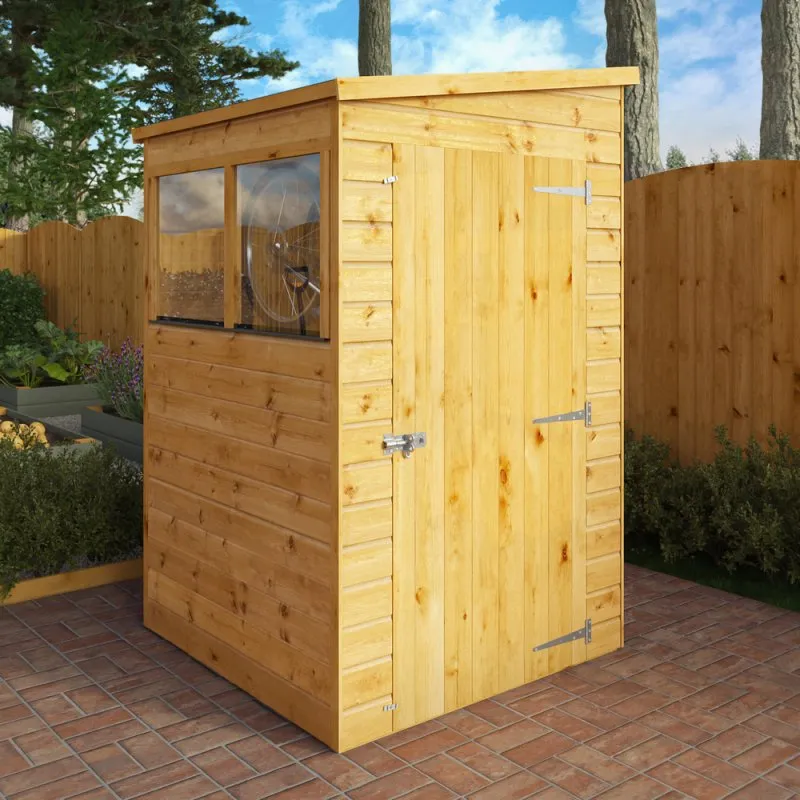 4x4 Mercia Shiplap Modular Pent Shed