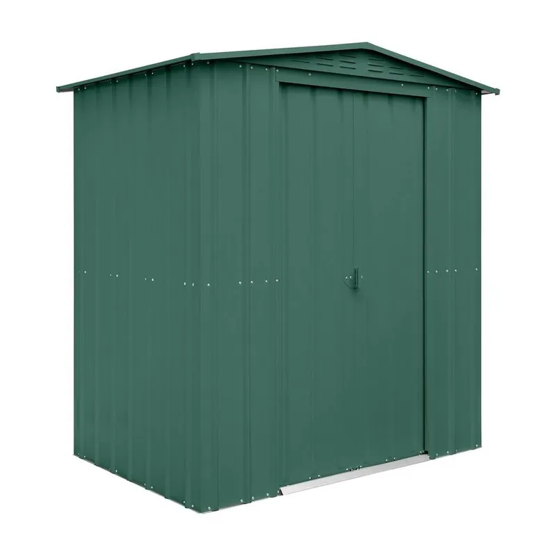 Mercia 6x4 Globel Apex Metal Shed in Green