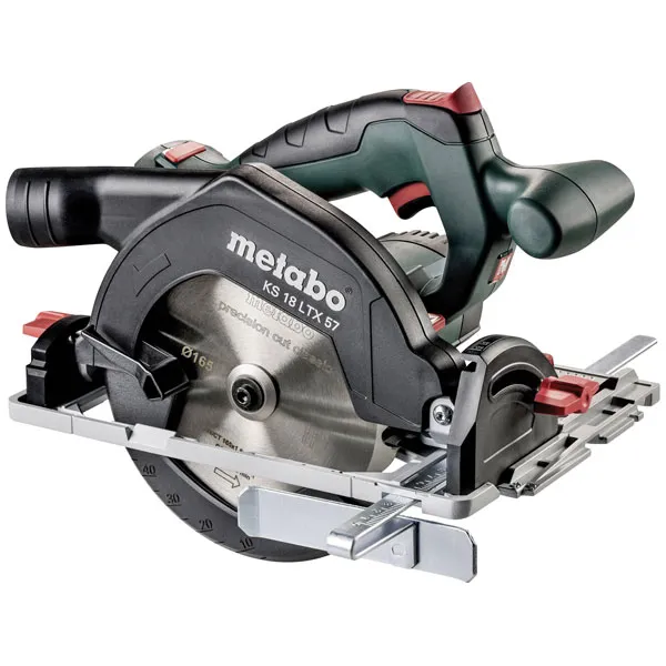 Metabo 601857840 KS 18 Ltx 57 Cordless Circular Saw 57mm Cut 18V C...