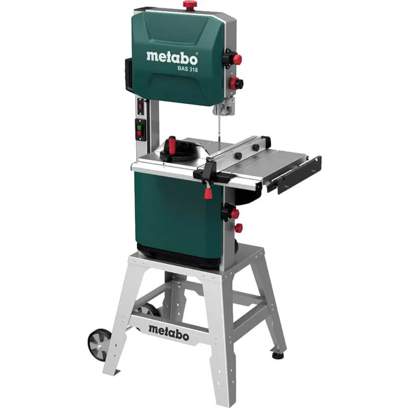 Metabo - 619009380 bas 318 Precision wnb Bandsaw 900W 240V MPTBAS318