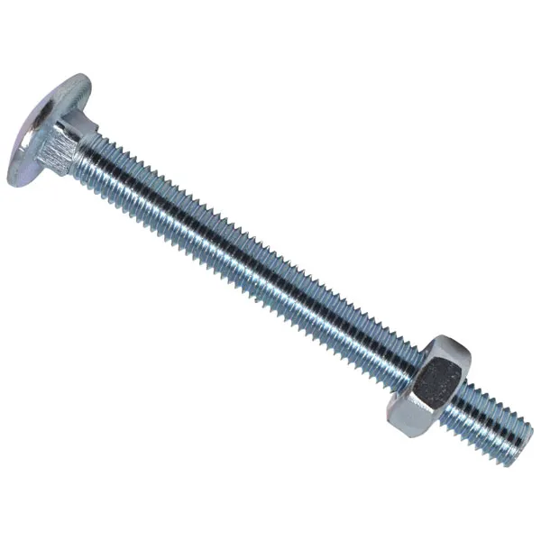 Metalmate Cup Square Hex Bolt & Nut Zp M10 x 30mm Box 25