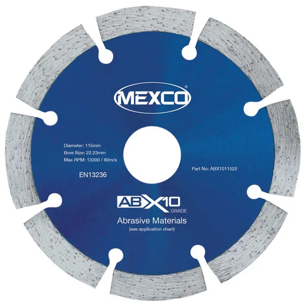 Mexco ABX1030020 Abrasive Materials X10 Grade Diamond Blade 300 x 20mm