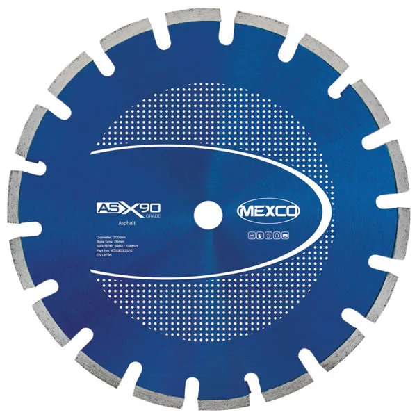 Mexco ASX9045025 Asphalt X90 Grade Diamond Blade 450 x 25mm