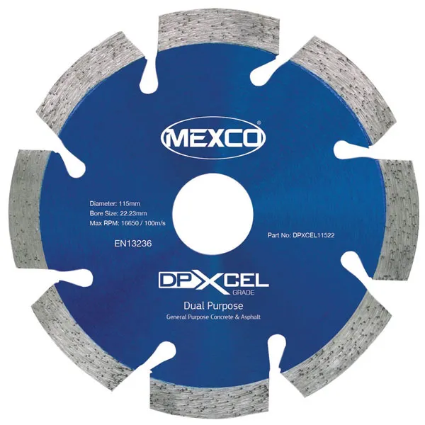 Mexco DPXCEL30020 Xcel Grade Dual Purpose Diamond Blade 300 x 20mm