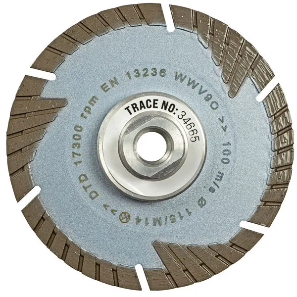 Mexco FCXCEL11522 Fcxcel Grade Flush Cut Diamond Blade 115 x 22mm