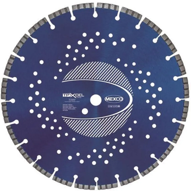Mexco TPXCEL35020 Xcel Grade Tri-Purpose Diamond Blade 350 x 20mm MEXTPXL350