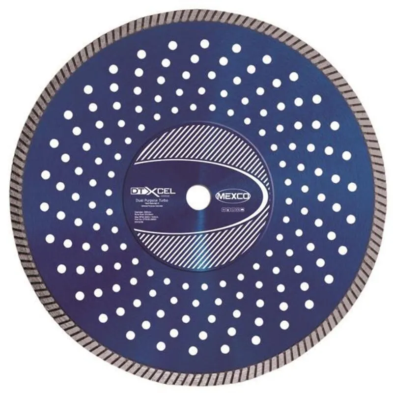 Mexco Xcel Dual Purpose Turbo Diamond Blade 300x20mm