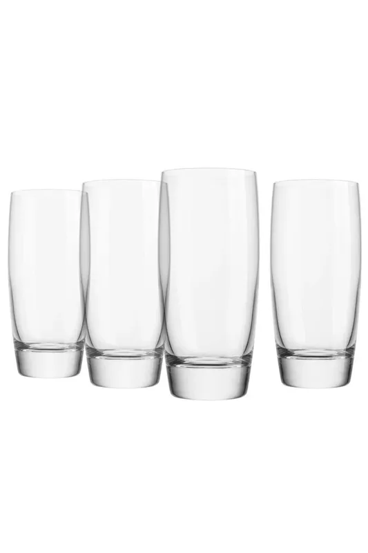 Meyer Unisex Set of 4 Michelangelo Hiball Glasses 435ml in Clear Clear One Size female