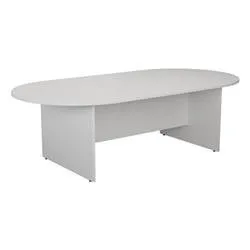 Mezzo 1800 D-End Meeting Table - White Ref TK1810DEWH
