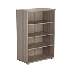 Mezzo Book Case 1200 With 3 Shelves - Grey Oak - WDS1245GO