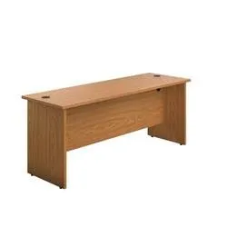 Mezzo Panel 1800 X 600 Rectangular Workstation - Oak - PAN1860RECNO