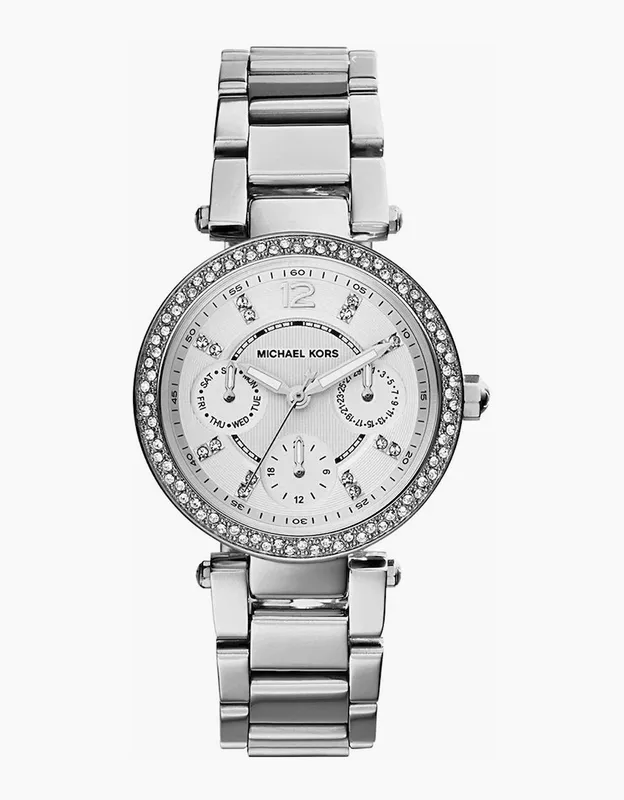 Women's Michael Kors MK5615 Ladies Mini Parker Silver Watch