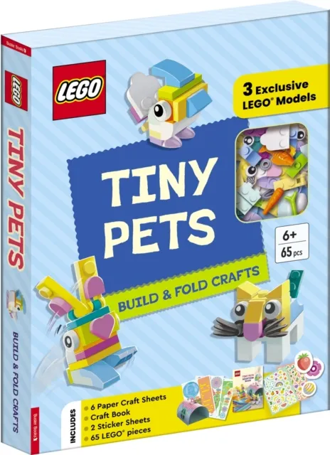 Boxer Gifts Lego® Tiny Pets: Build & Fold Crafts Book Multicolor
