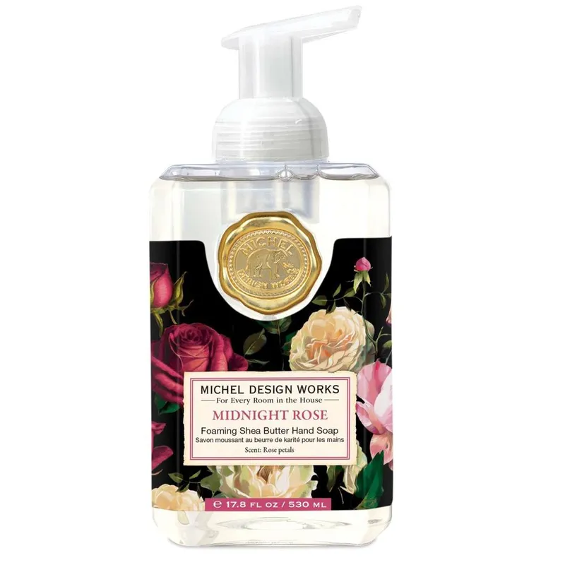 Michel Design Works Foaming Hand Soap 530ml - Midnight Rose in Clear Clear
