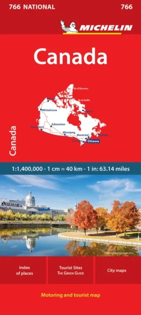 Michelin Editions des Voyages Canada - Michelin National Map 766