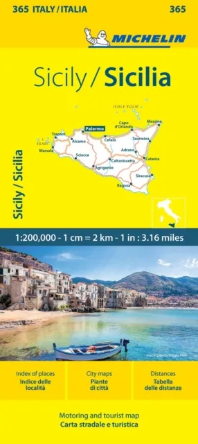 Michelin Editions des Voyages Sicily - Michelin Local Map 365 : Map