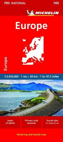 Europe - Michelin National Map 705