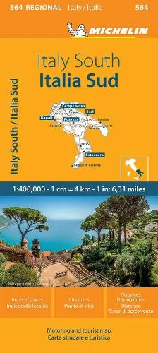 Italy South - Michelin Regional Map 564