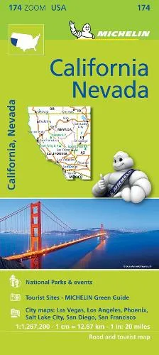 Michelin California Nevada - Zoom Map 174