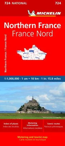 Northern France - Michelin National Map 724