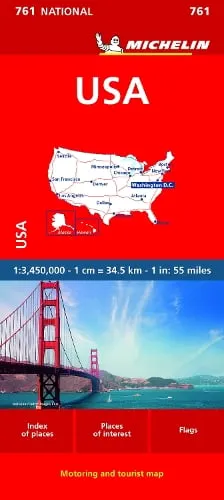 USA - Michelin National Map 761