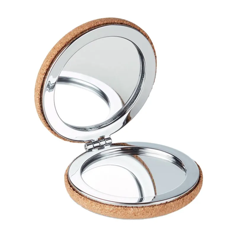 MidOcean Guapa Cork Hand Mirror in Beige Beige