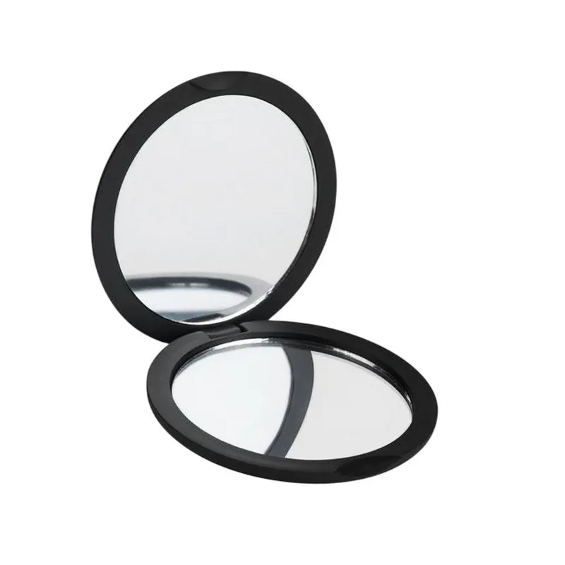 MidOcean Stunning Double Sided Compact Mirror in Black - Black - Size: One Size