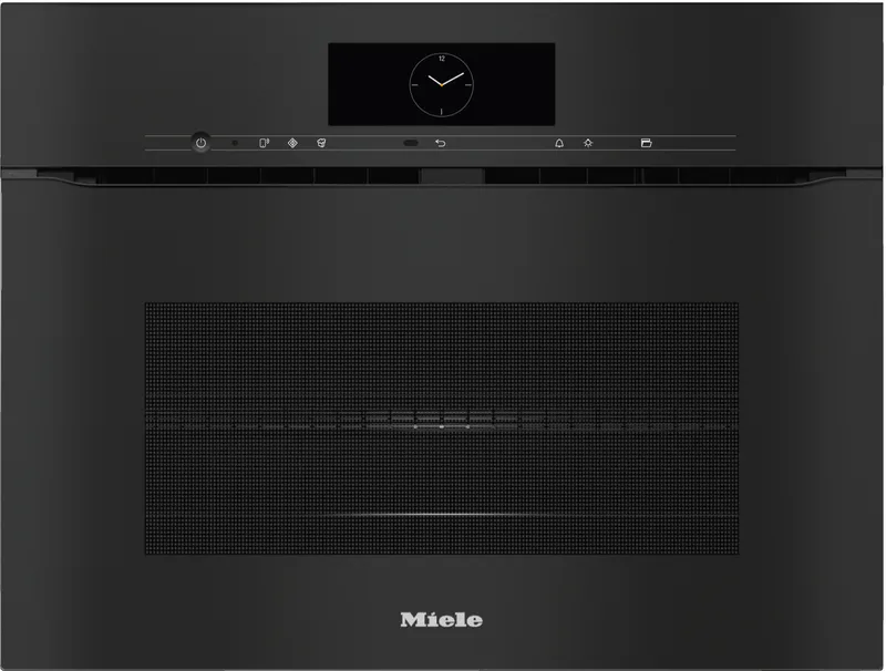Miele ArtLine H7840BMX-Obbl Obsidian Black Built-In Compact Combination Microwave Oven