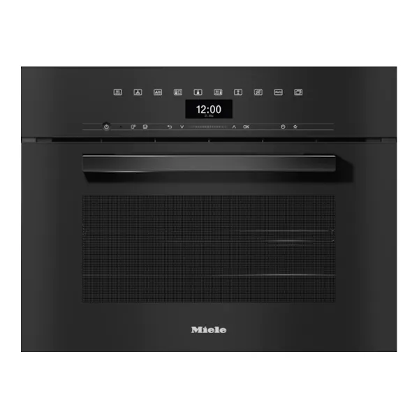 Miele DGC7440HCPROOBSW VitroLine Compact Steam Combination Oven - Black
