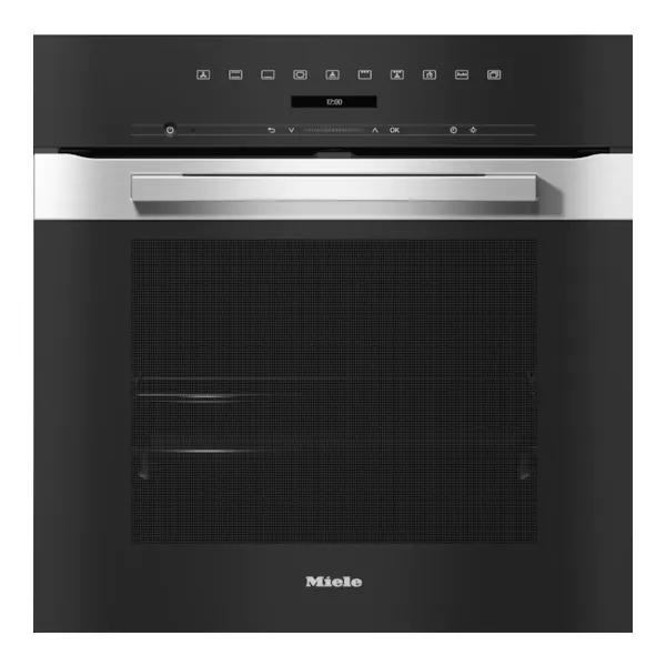 Miele H7260BPCLST PureLine Pyrolytic Built In Single Oven - Stainless Steel