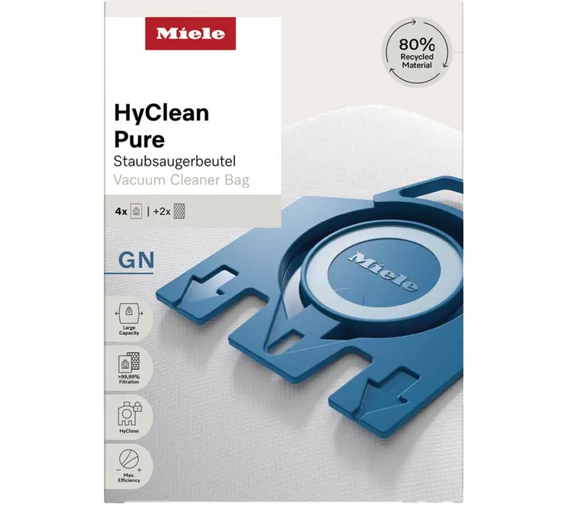 Miele HyClean Pure GN Vacuum Cleaner Bags - Pack of 4