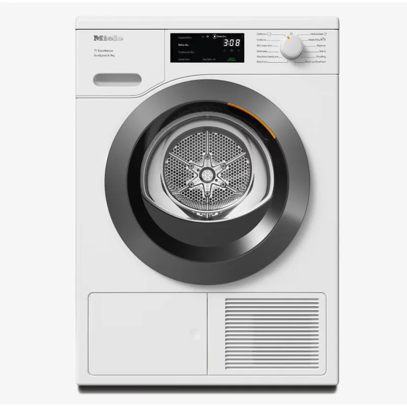 Miele TED645WP 9kg Heat Pump Condenser Tumble Dryer - White