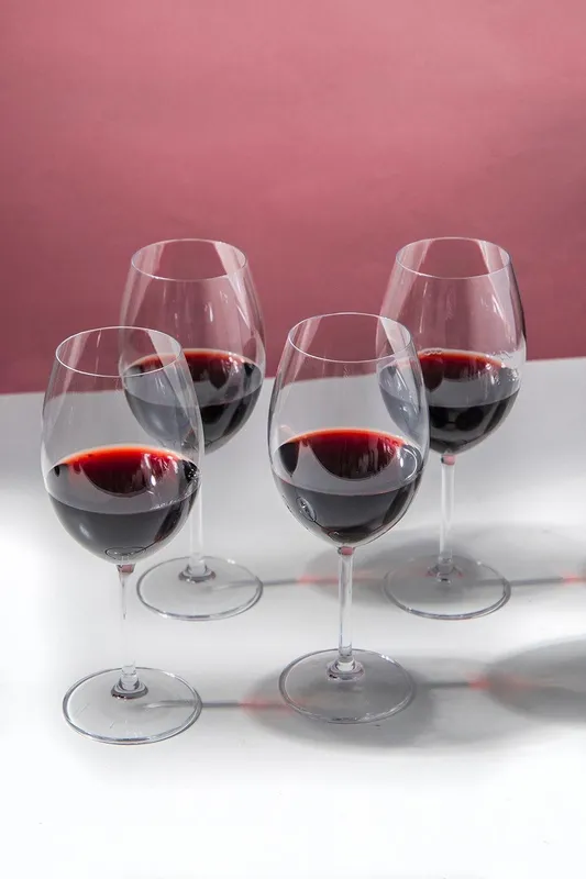 Mikasa Julie Set Of 4 21.5Oz Bordeaux Wine Glasses in Clear Clear