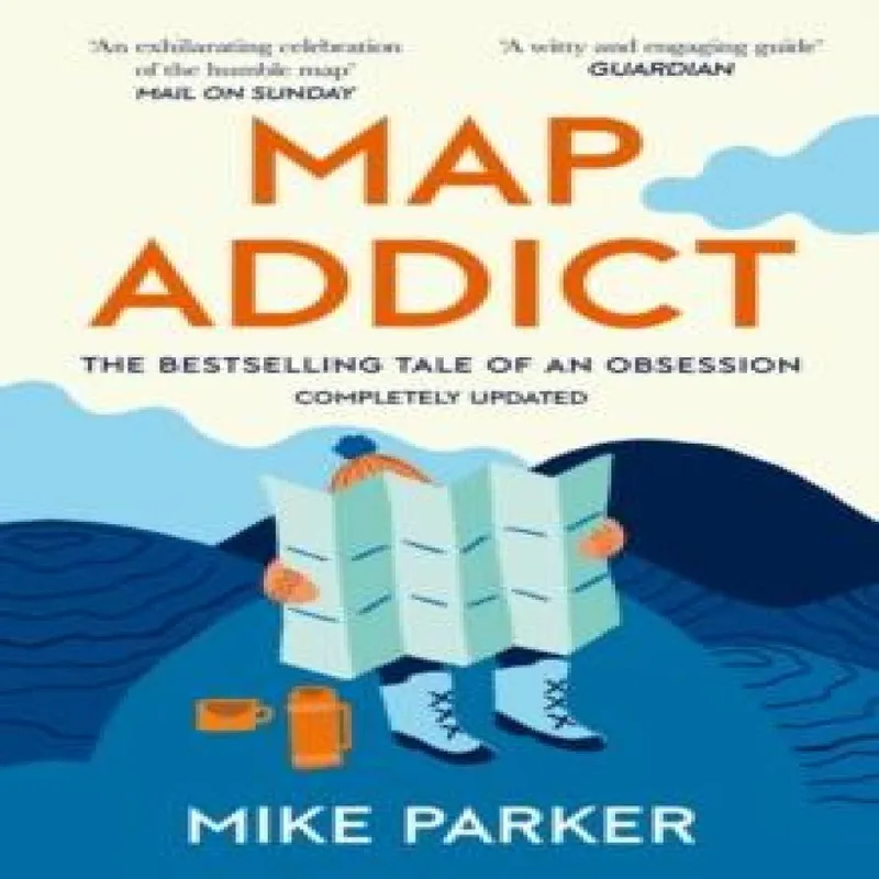 Mike Parker Map Addict PB : The Bestselling Tale of an Obsession Paperback Book Multicolor