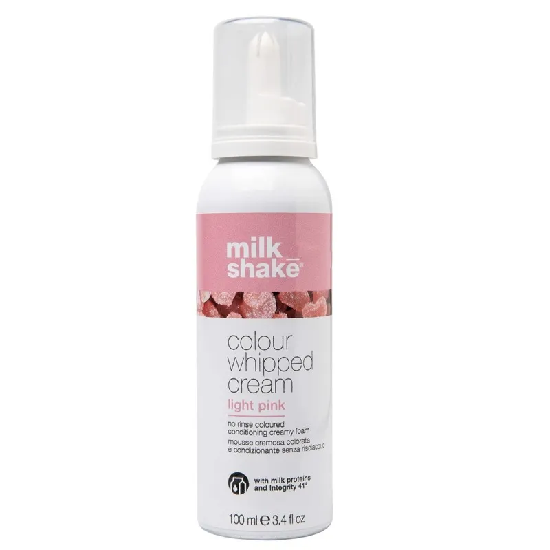 milk_shake colour whipped cream light pink