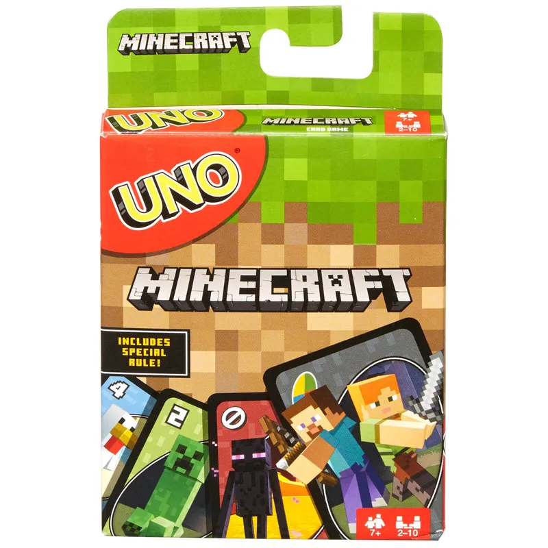 Mattel Minecraft Uno Play Cards