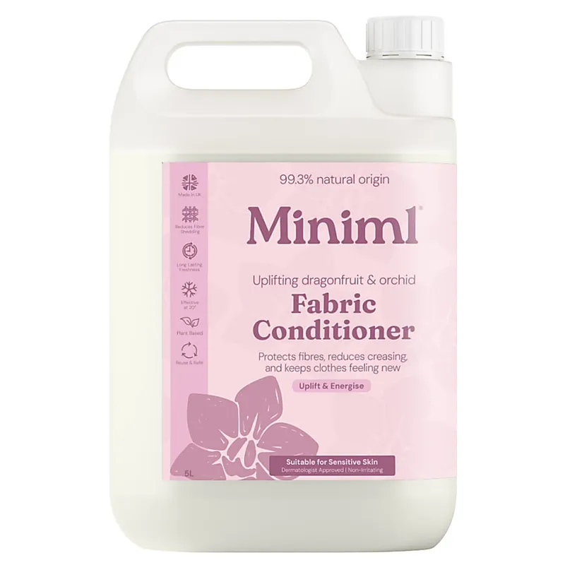 Miniml Fabric Conditioner Pink Dragonfruit + Orchid 5L Refill MIN396