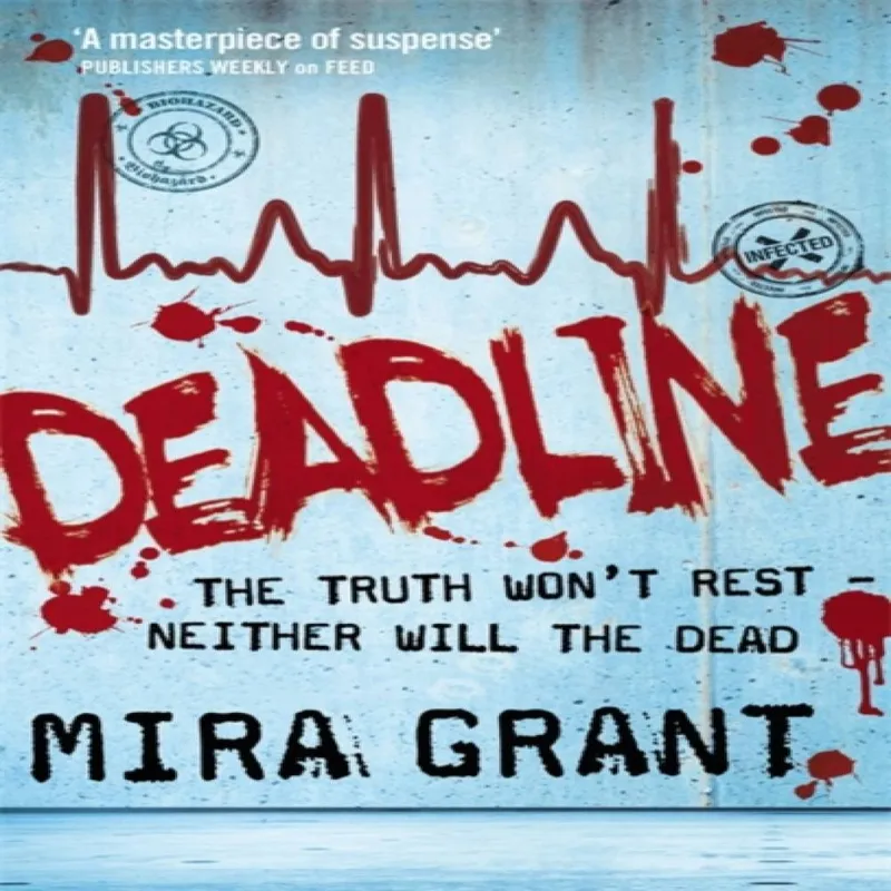 Mira Grant Deadline Paperback Book Multicolor