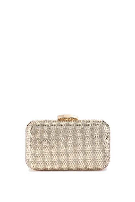 Miss KG Women's 'Fleur Box' Bag in Gold Gold One Size